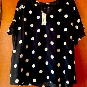 Women’s polka dot top